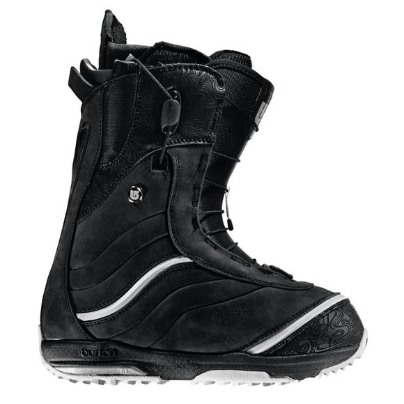 NEW $295 Burton Q Womens Snowboard Boots! Black  Size 4 (Euro 34) or 5 (Euro 35) - Picture 2 of 2